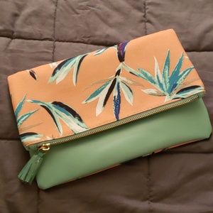 Mint/Tropical Rachel Pally Clutch NWOT